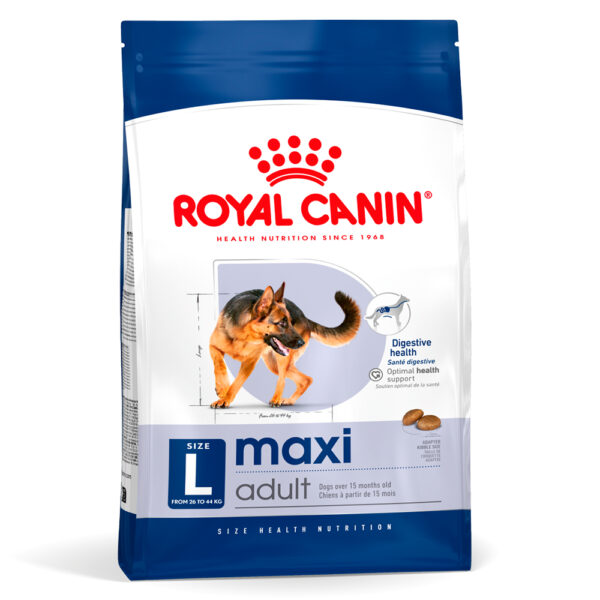 Royal Canin Maxi Adult  - Dry food for large dogs from 26 to 44 KG. From 15 months to 5 years old