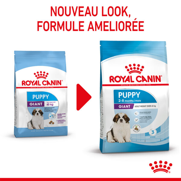 Royal Canin Giant Puppy  - Dry food for giant dogs. Adult weight from 45 KG and over - from 2 to 8 months old