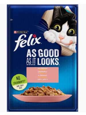PURINA Felix® As Good As It Looks with Salmon in Jelly 85 gm