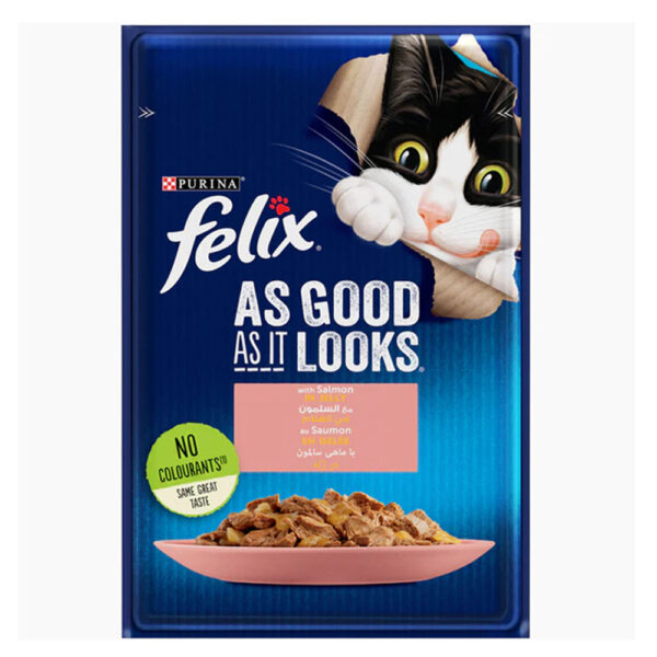 PURINA Felix® As Good As It Looks with Salmon in Jelly 85 gm