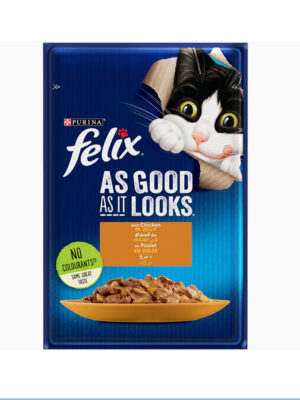PURINA FELIX® As Good As it Looks Chicken in Jelly Wet Cat Food 85 gm