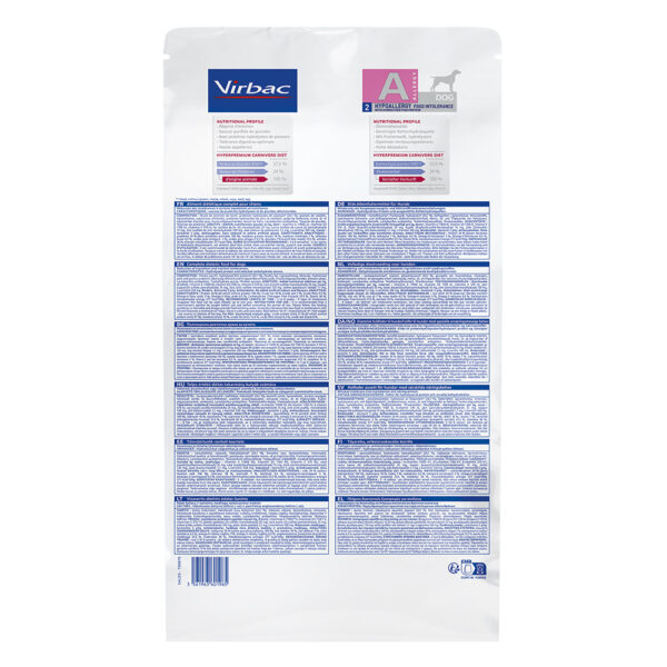 VIRBAC Hypoallergy Dog Food A2 – For Dogs With Food Allergies 3 KG