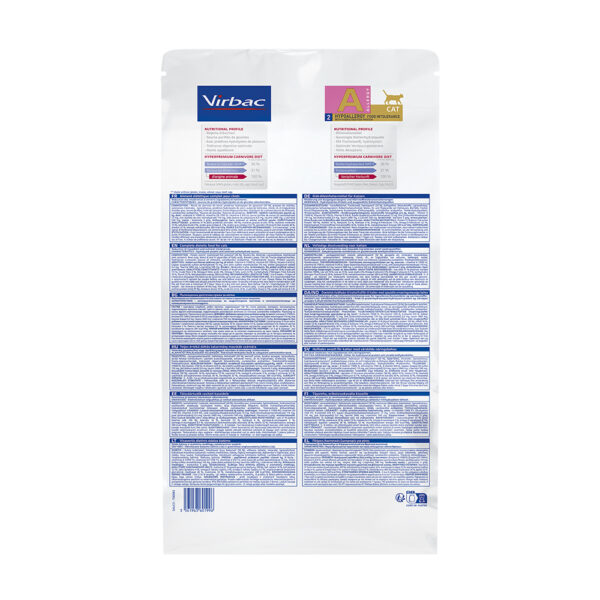 VIRBAC Hypoallergy Cat Food A2 – For Cats With Food Allergies 3 Kg
