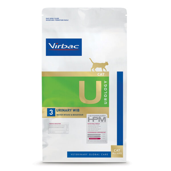 VIRBAC Urology Cat Food U3 - For Water Intake & Behaviour