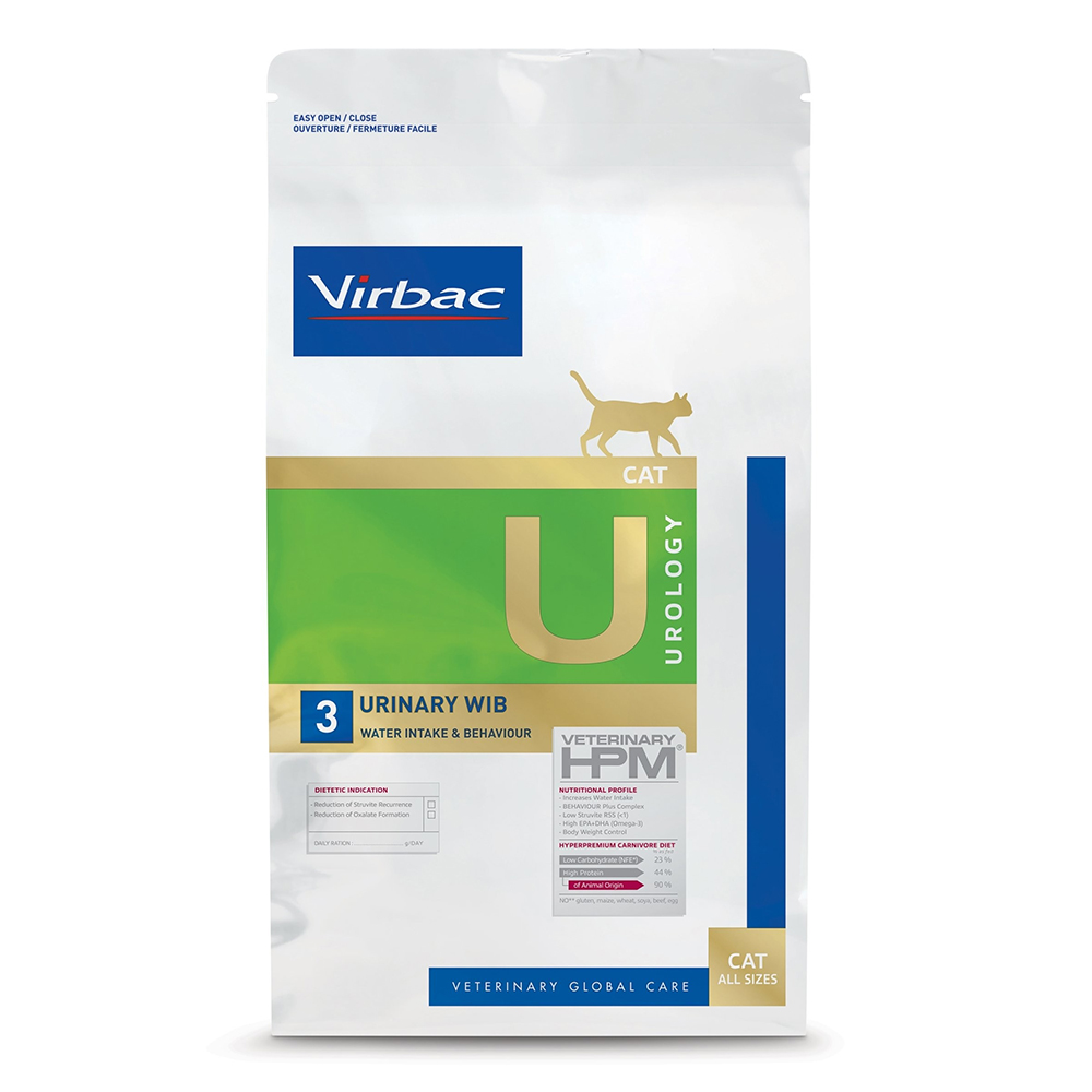 VIRBAC Urology Cat Food U3 - For Water Intake & Behaviour