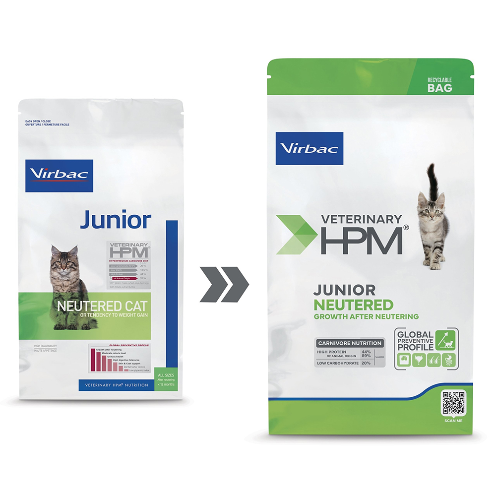 VIRBAC Junior Neutered – Dry Cat Food for Neutered Kittens
