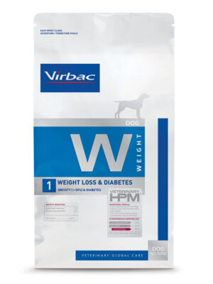 VIRBAC Weight Loss & Diabetes Dog Food W1: Healthy Weight Loss 3 Kg
