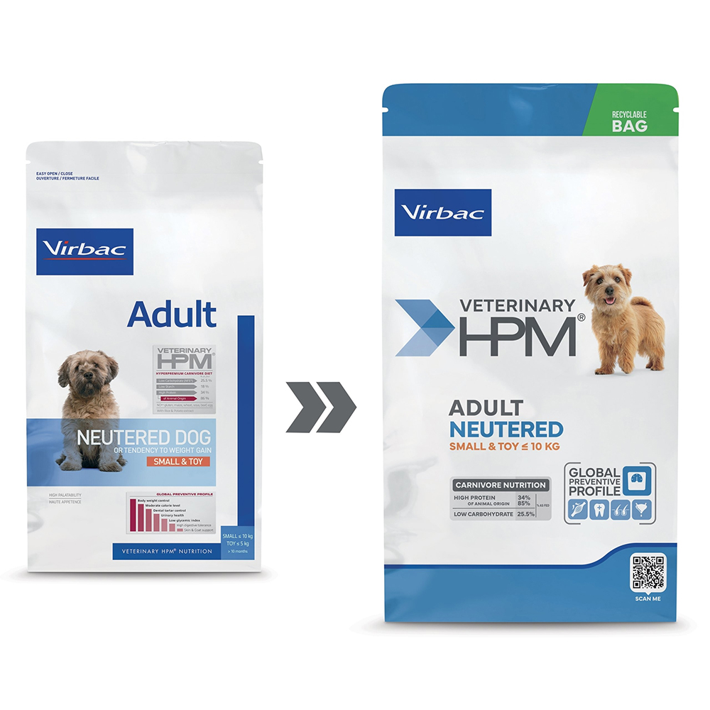 VIRBAC Adult Neutered Small & Toy – Dog Food for Small & Toy Breeds