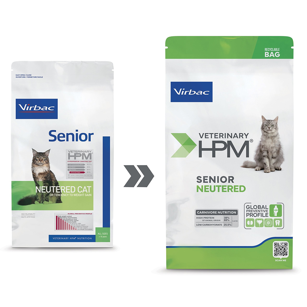 VIRBAC Senior Neutered – Dry Cat Food for Senior Neutered Cats