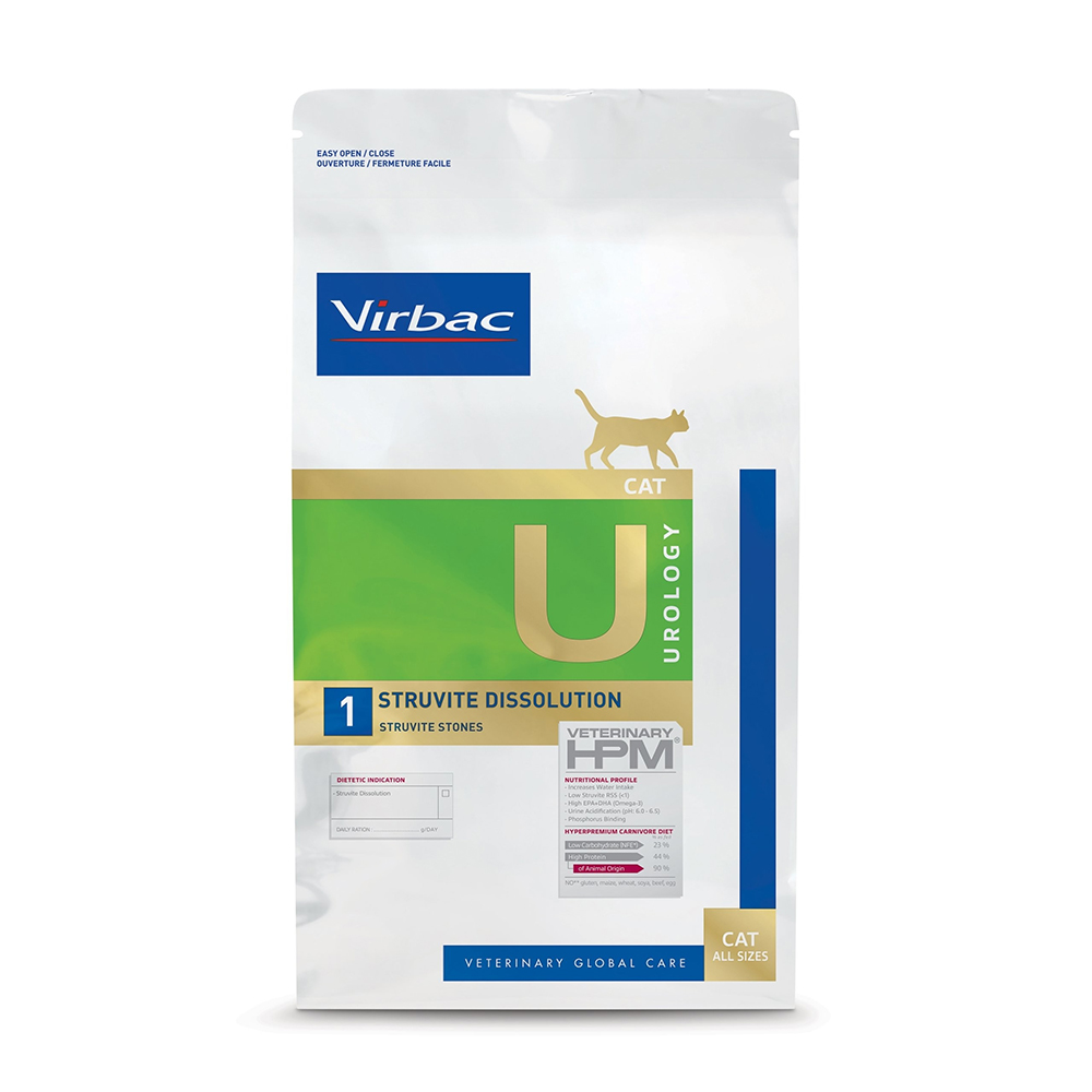 VIRBAC Urology Cat Food U1 - For Struvite Stones