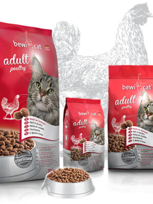 BEWI CAT® STERILISED Dry Food Adult Poultry