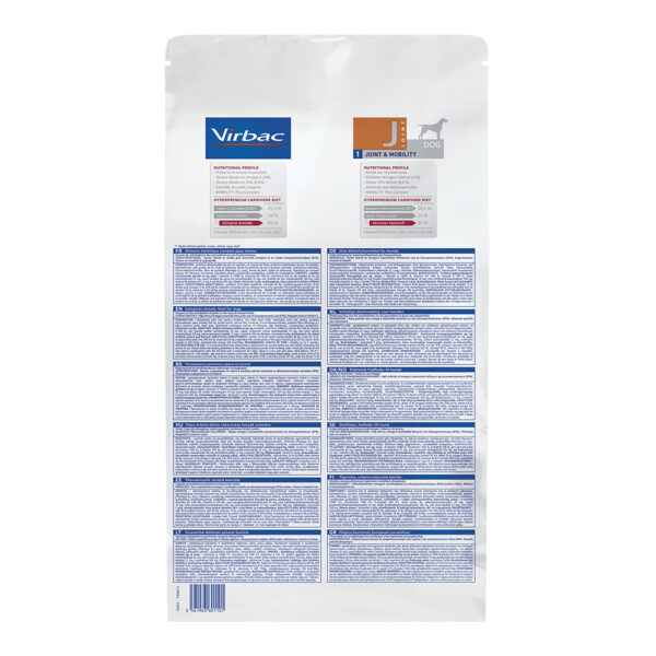 VIRBAC Joint & Mobility Dog Food J1 – Osteoarthritis Support 3 KG