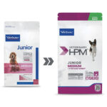 VIRBAC Junior Medium - Dry Dog Food For Medium Breeds 3 Kg
