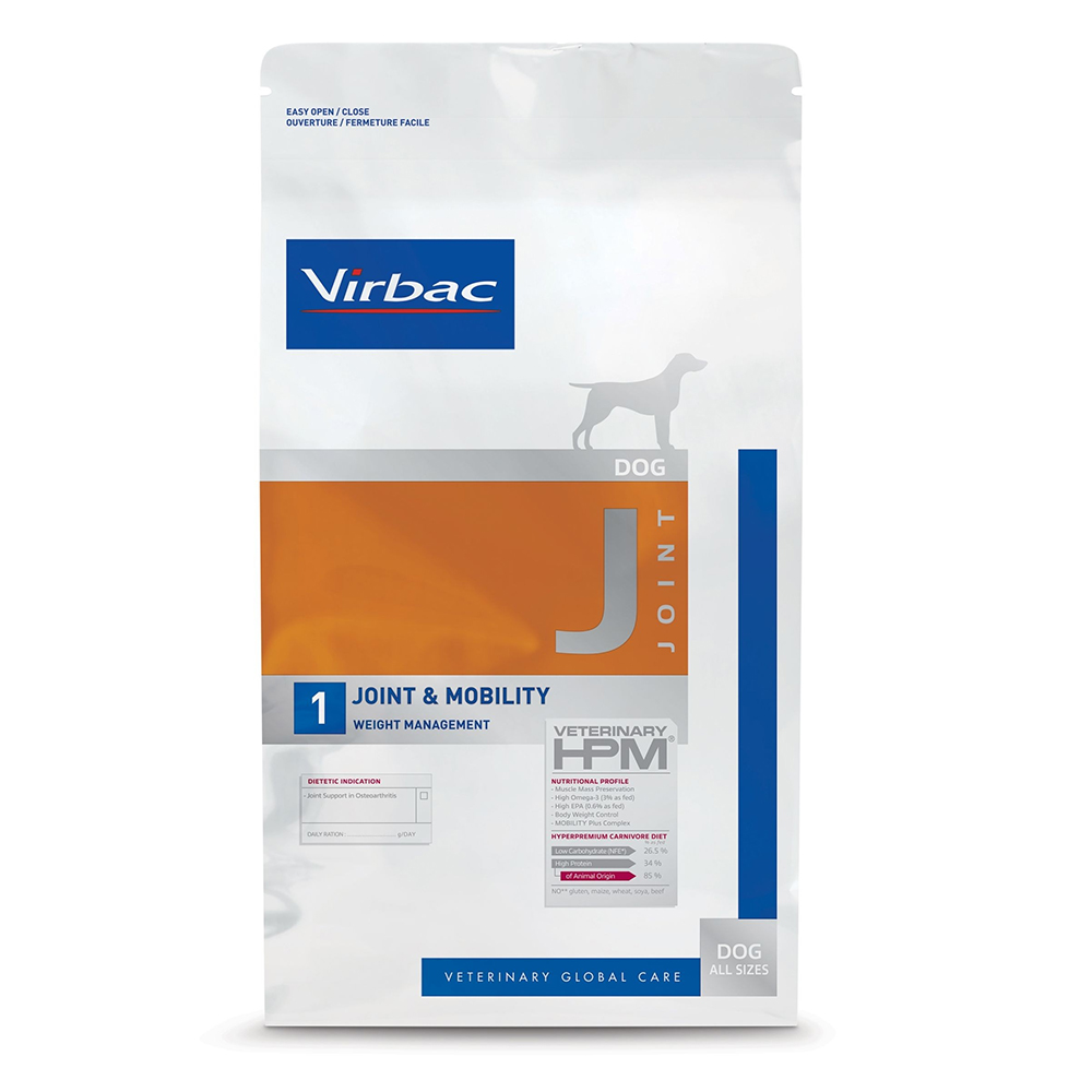 VIRBAC Joint & Mobility Dog Food J1 – Osteoarthritis Support 3 KG