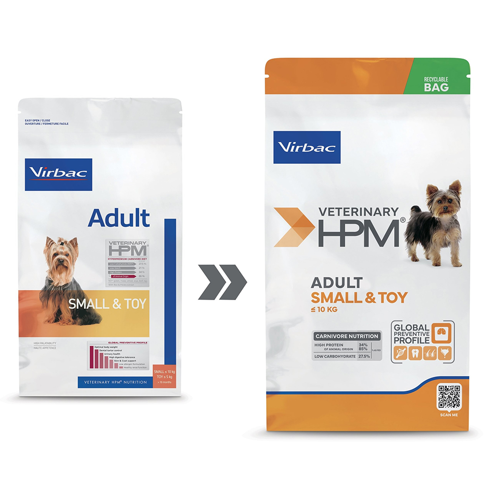 VIRBAC Adult Small & Toy – Dry Dog Food for Small & Toy Breeds