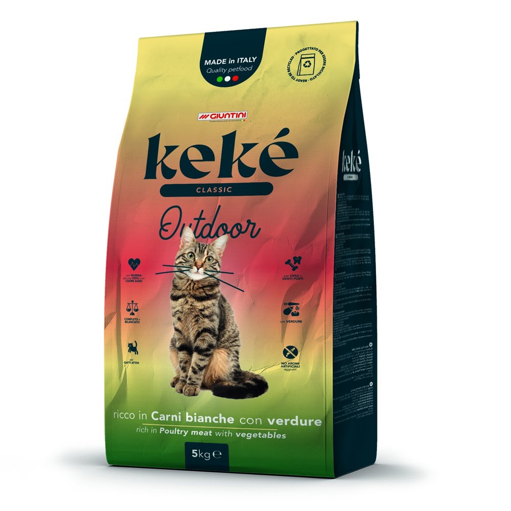 Keke Classic Outdoor Adult Cat Dry Food 5 Kg
