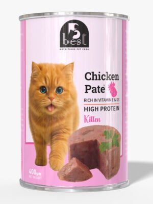 B Best wet food for Kitten with chicken Pate 400 gm