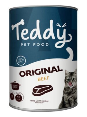 Teddy Original Cat Wet Food Beef 400 gm