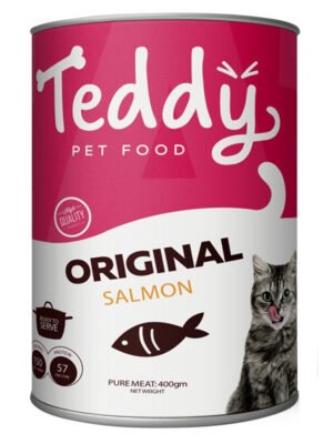 Teddy Original Cat Wet Food Salmon 400 gm