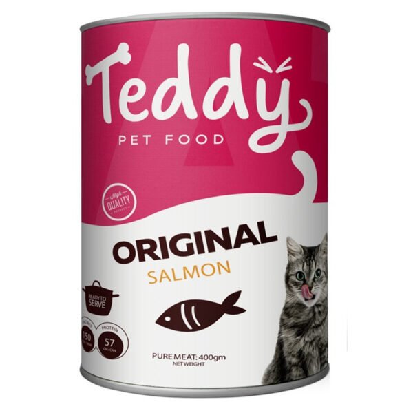 Teddy Original Cat Wet Food Salmon 400 gm