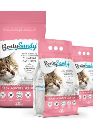 BENTY SANDY CAT LITTER Baby Powder Scented