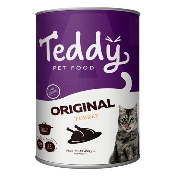 Teddy Original Cat Wet Food Turkey 400 gm