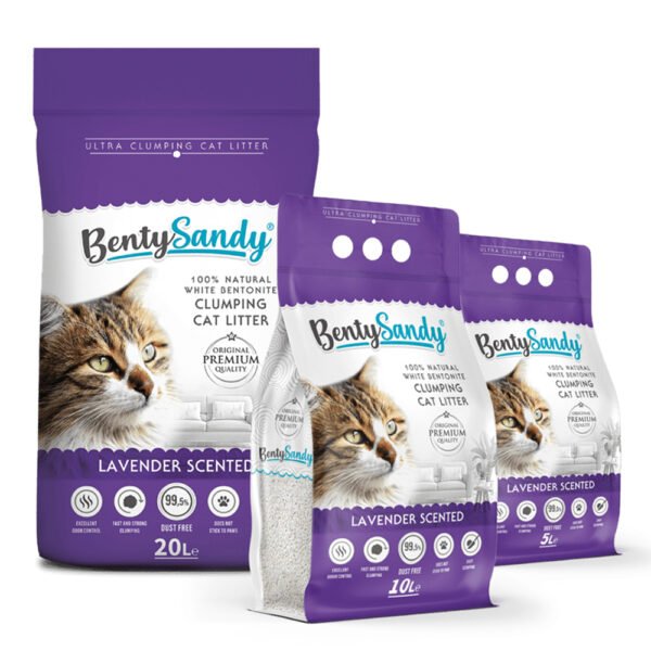 BENTY SANDY CAT LITTER Lavender Scented