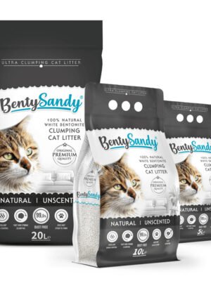 BENTY SANDY CAT LITTER Natural Un Scented