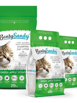 BENTY SANDY CAT LITTER Green Apple Scented