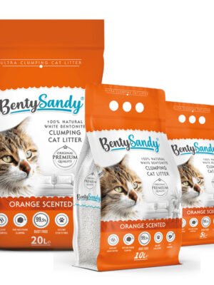 BENTY SANDY CAT LITTER Orange Scented