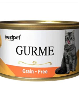 Bestpet Gurme Grain - Adult Cat Wet Food Cans with Salmon 100 g