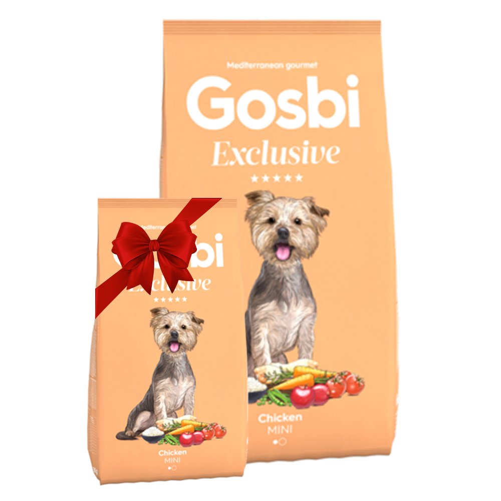 Gosbi Exclusive Chicken Mini 2kg + Free 2Kg Pack