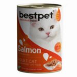 Bestpet Adult Cat with salmon Wet Food Cans 400 g