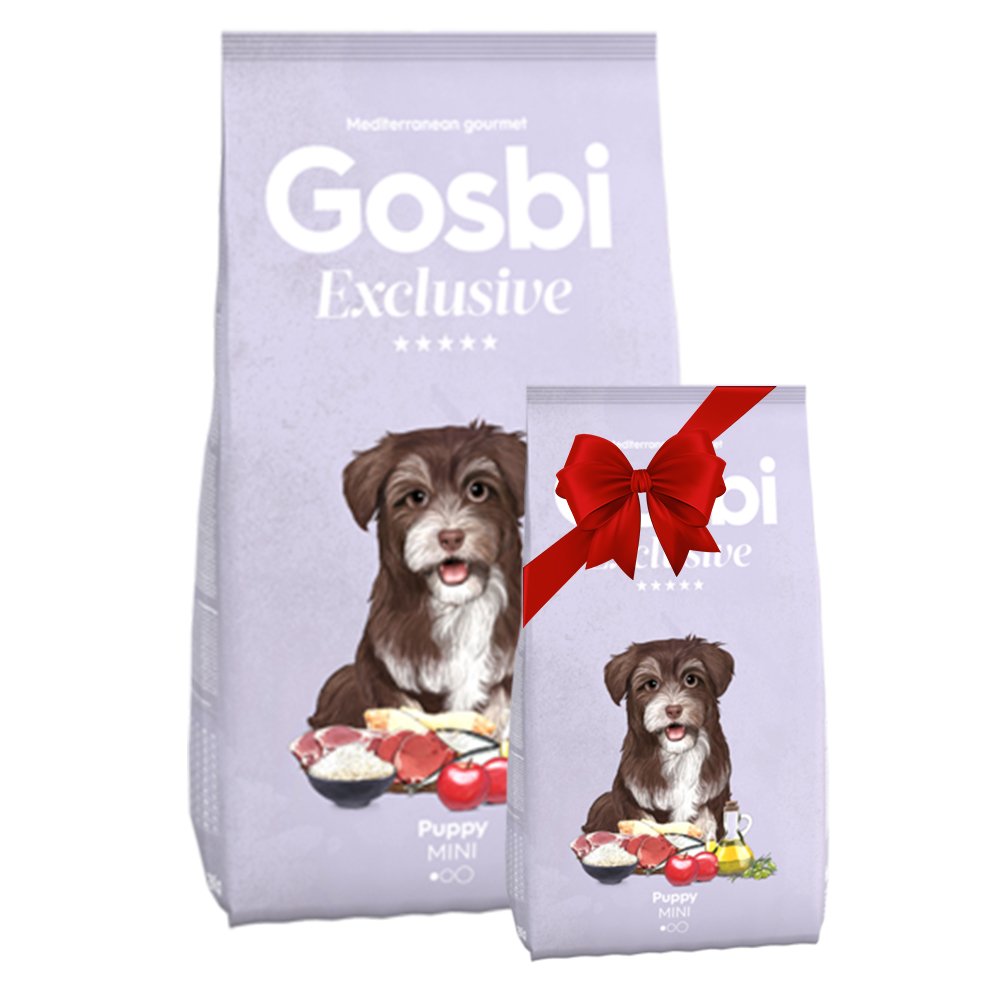 Gosbi Exclusive Puppy Mini 2kg + Free 2Kg Pack