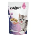 BestPet Delicious Food Cat Wet Food With Chicken In Jelly Kitten Wet Food Pouch 85g