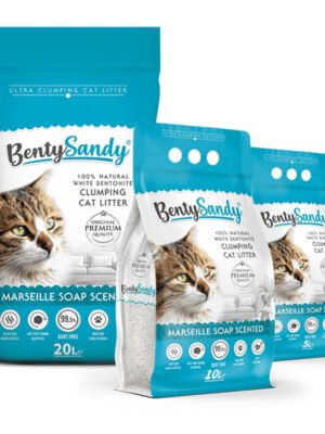 BENTY SANDY CAT LITTER Marseille Soap Scented