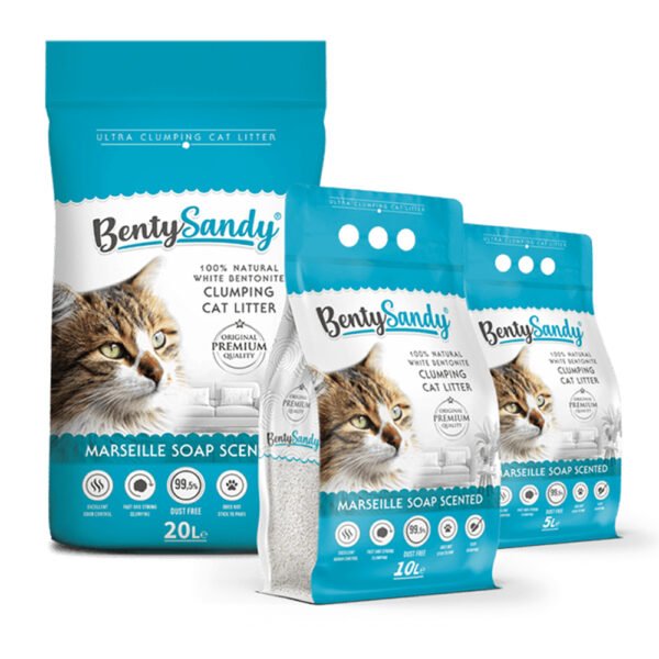 BENTY SANDY CAT LITTER Marseille Soap Scented