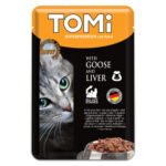 TOMi Super Premium Cat Wet Food for cats – goose liver pouch 100 gm