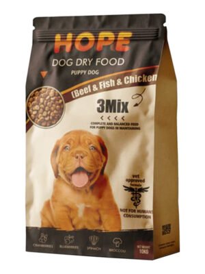 Hope For Puppy 3 Mix ( Beef , Fish & Chicken ) 10 Kg