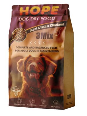 Hope For Adult Dog 3Mix (Beef ,Fish & Chicken) 10Kg