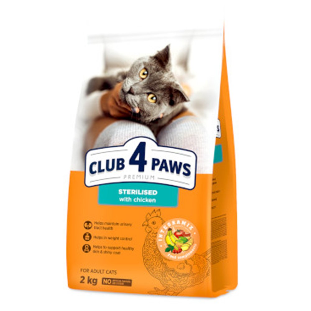 CLUB 4 PAWS PREMIUM for Adult cats STERILISED