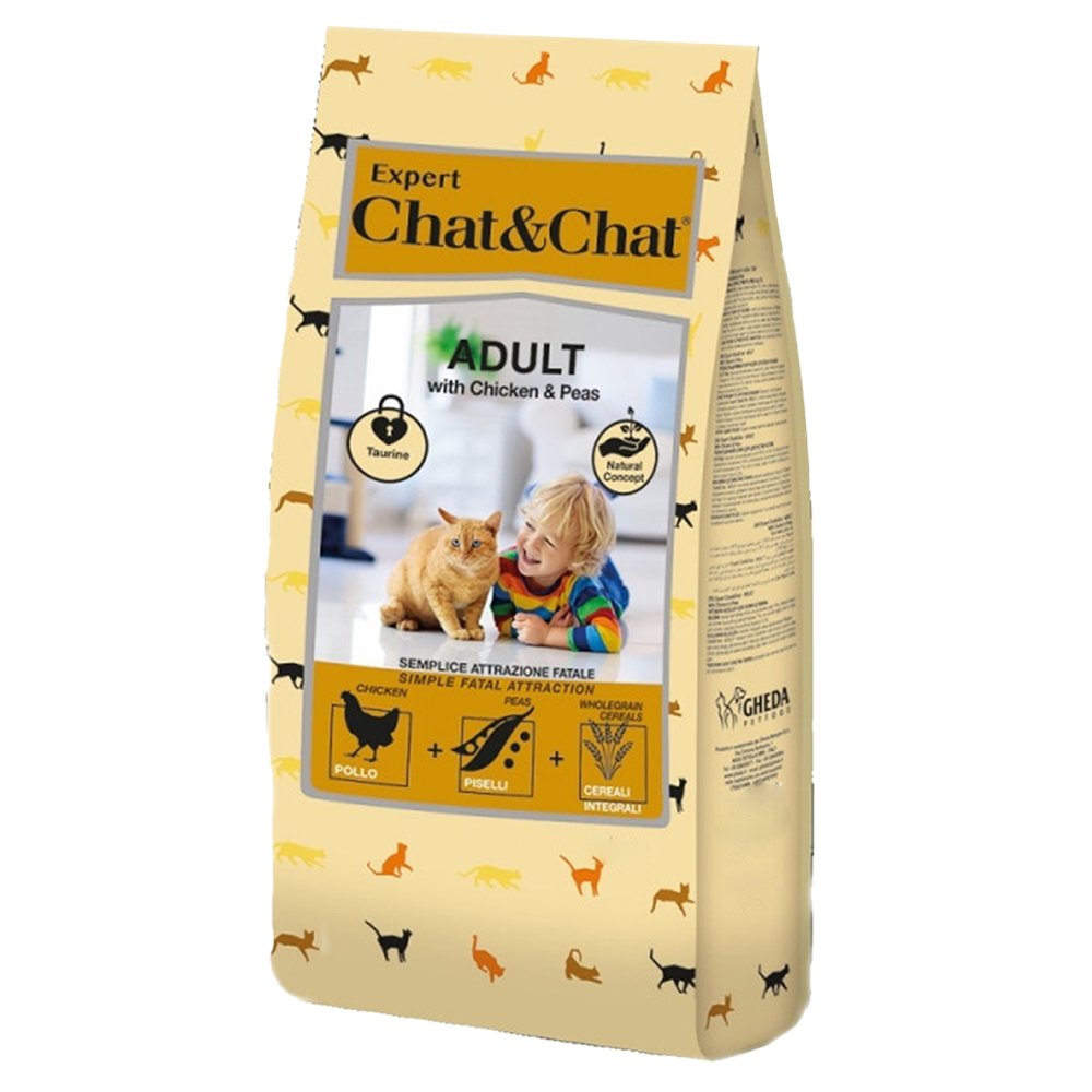 Expert Care Chat & Chat Adult Cat Food ًWith Chicken & Peas