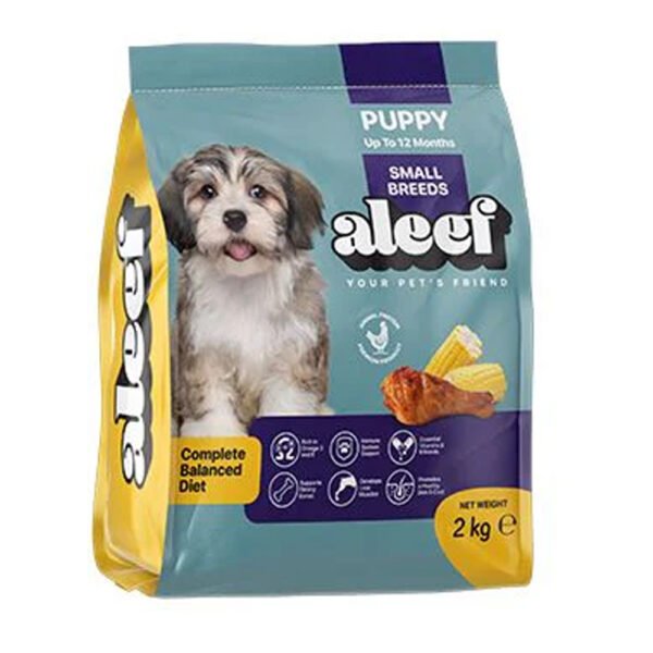 Aleef Dog Dry Food for Small breed puppy  2KG