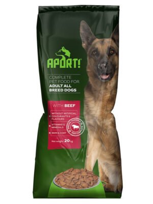 Aport dry dog food with beef, 20 kg